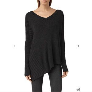 NWT All Saints Keld V-Neck Jumper